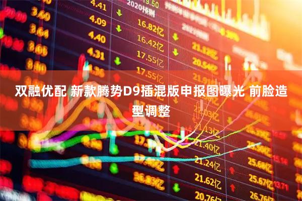 双融优配 新款腾势D9插混版申报图曝光 前脸造型调整