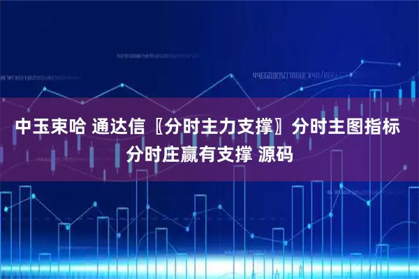 中玉束哈 通达信〖分时主力支撑〗分时主图指标 分时庄赢有支撑 源码