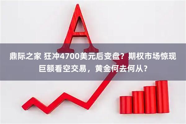 鼎际之家 狂冲4700美元后变盘？期权市场惊现巨额看空交易，黄金何去何从？
